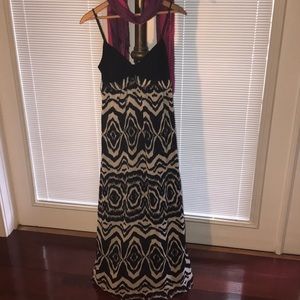 Fun Print Maxi Dress